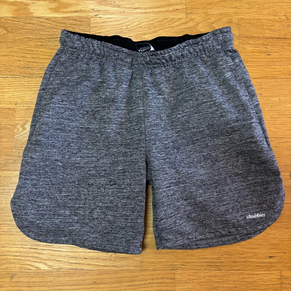 Chubbies Gray Marled Preppy Tennis Prep Outdoor Gorpcore Athletic Shorts M